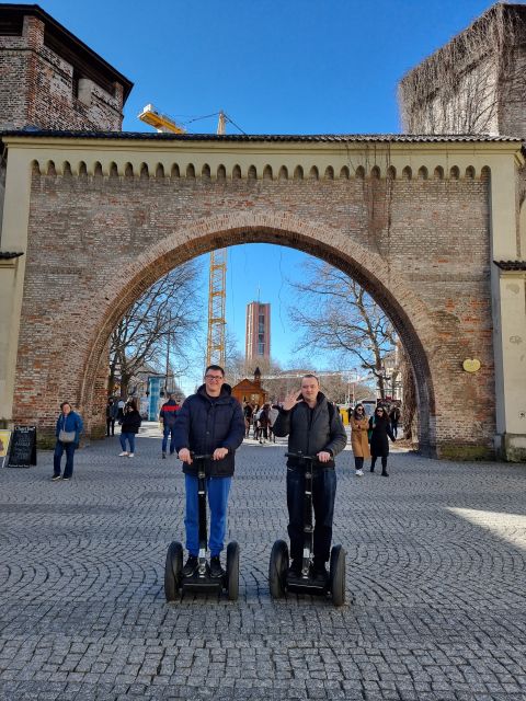 2 Hours Munich: VIP Private Segway Tour - Gear, helmet, and the Segway learning moment