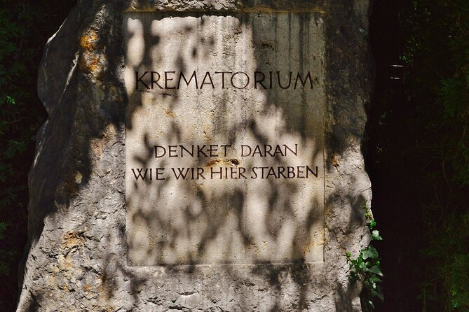 Dachau Memorial Public Tour - A Guided Moment Outside the Crematorium