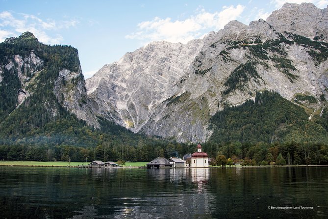 From Munich: Königssee Boat Ride & Berchtesgaden Salt Mine - St. Bartholomä church time: photos, snacks, and pacing yourself