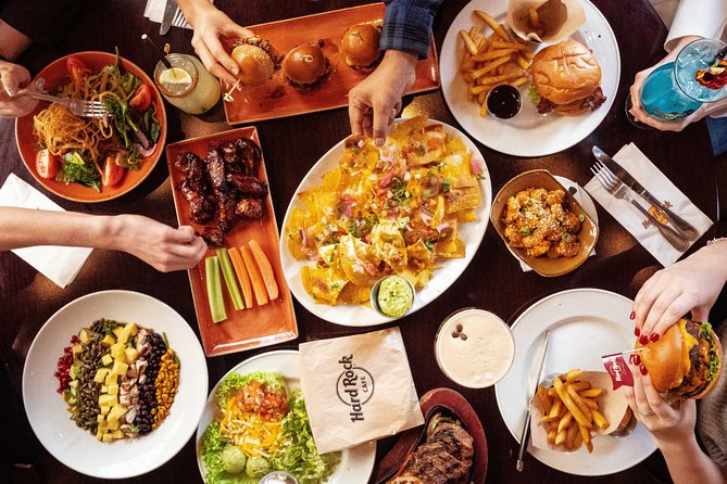 Hard Rock Cafe Munich with Set Lunch or Dinner - Food reality check: Burgers, chicken, BBQ, salads, and dessert