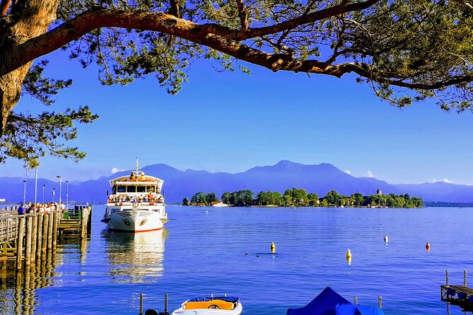 Herrenchiemsee Palace EXCLUSIVE Lake Chiemsee Tour with Salzburg or EAGLE'S NEST from Munich - Prien am Chiemsee and the Ferry Moment to Herreninsel