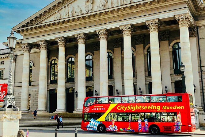 Hop-On Hop-Off Tour CitySightseeing Munich - Pinakotheken area and why art museums work well with hop on hop off