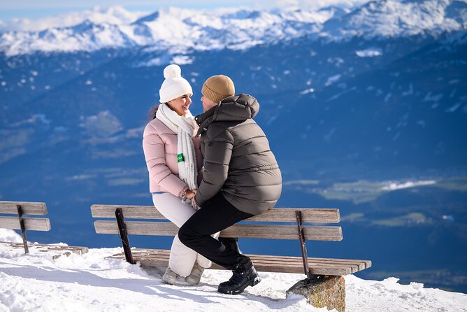 Mountain Top Photo Session - On the mountain top: the photographer does the heavy lifting