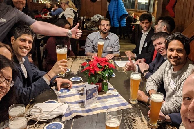 Munich Beer and Bavarian Bites Small-Group Tour - Hofbräuhaus area photo stop: the famous beer hall atmosphere, quickly and well