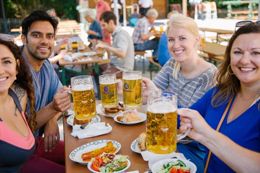 Munich: Bike Tour with Beer Garden Break - The English Garden highlight: Chinese Tower break for beer, street food, and time to wander