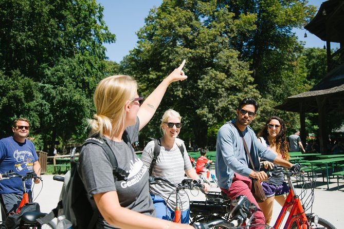 Munich City Bike Tour + Beer Garden Lunch Stop - Art, fountains, and the seats of Bavaria: Pinakotheken and the fancy details