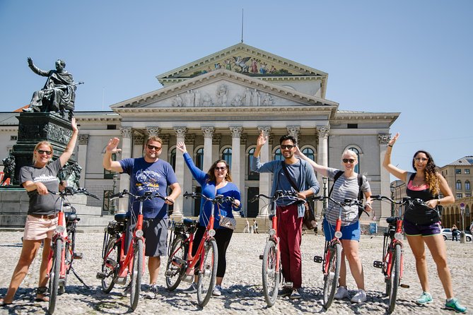 Munich City Bike Tour + Beer Garden Lunch Stop - Königsplatz to Odeonsplatz: big squares, serious history, and quick photo stops