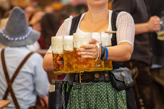 Munich City Walk and Oktoberfest Tour With Beer Tent Reservation - Logistics Inside the Crowd: What to Expect at Theresienwiese