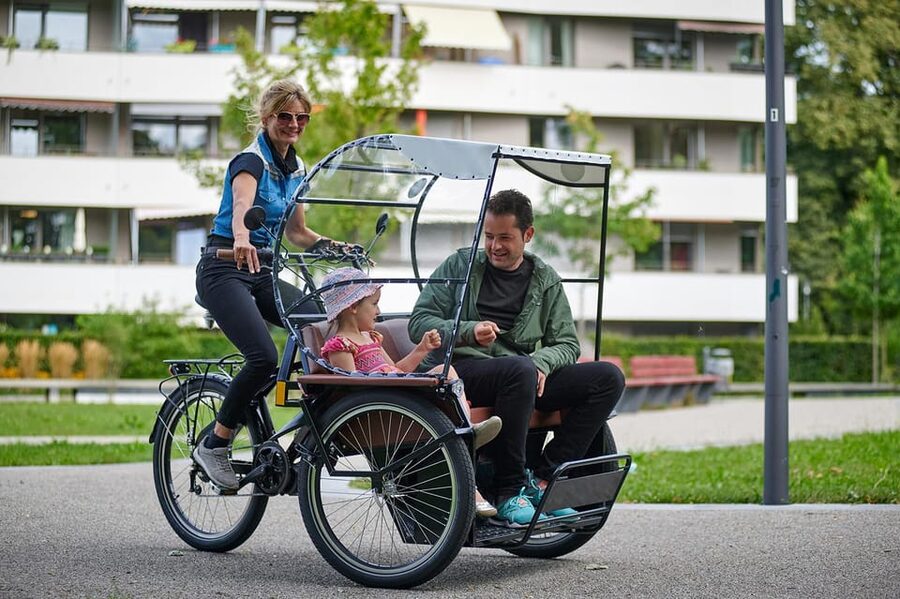 Munich: Day-rent rickshaw and explore Munich yourself - Olympic Park by Bike: Big-Space Riding That Feels Made for This Bike