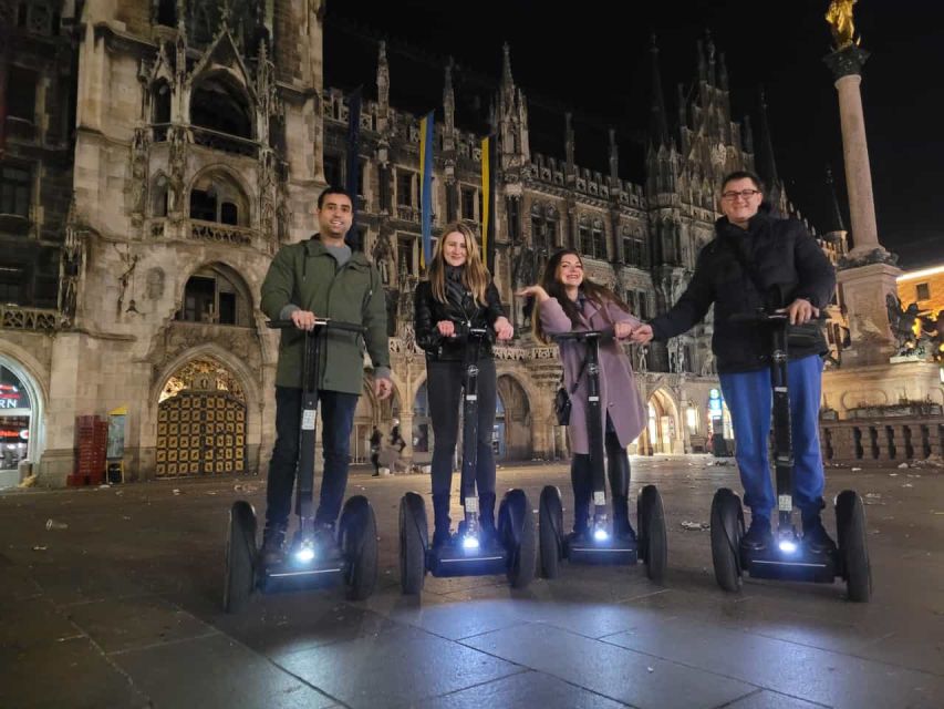 Munich: Guided City Highlights Night Tour by Segway - Friedensengel, the English Garden cut, and Königsplatz area