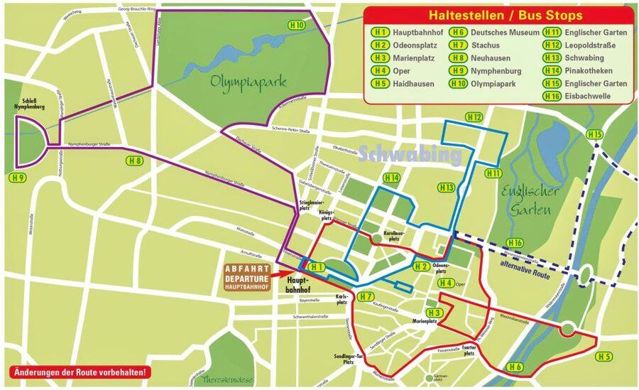 Munich Hop-On Hop-Off Tour: 1-Day or 2-Day Ticket - Upper Deck Views, Audio Stories, and How to Use the Narration