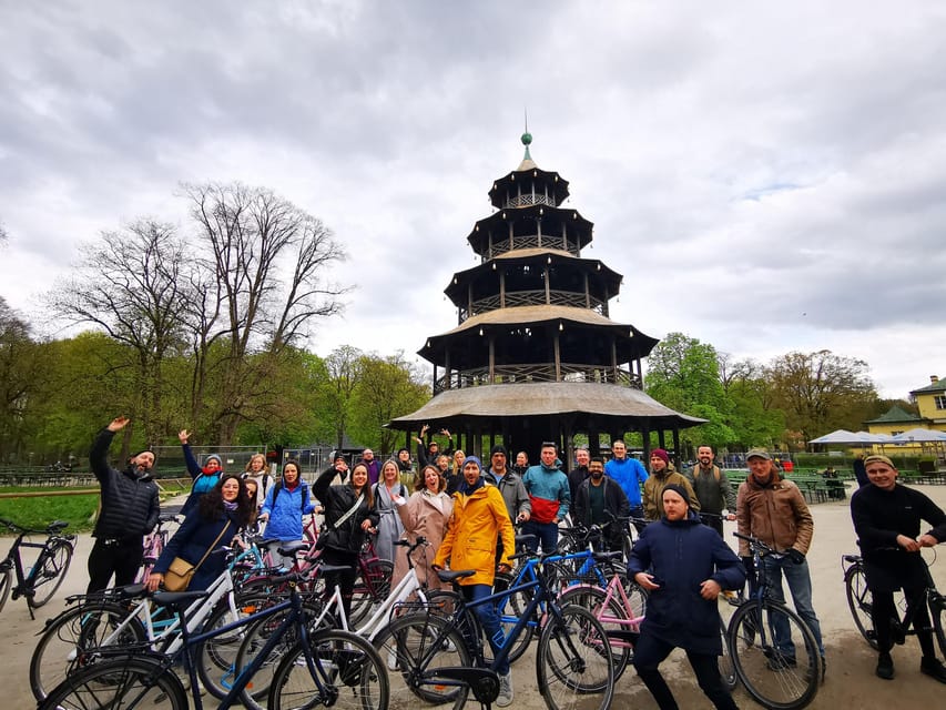 Munich: Mini Classic Bike Tour with Beer Garden Stop at 4 PM - English Garden Time: Chinese Tower Beer Garden Break and River Moments
