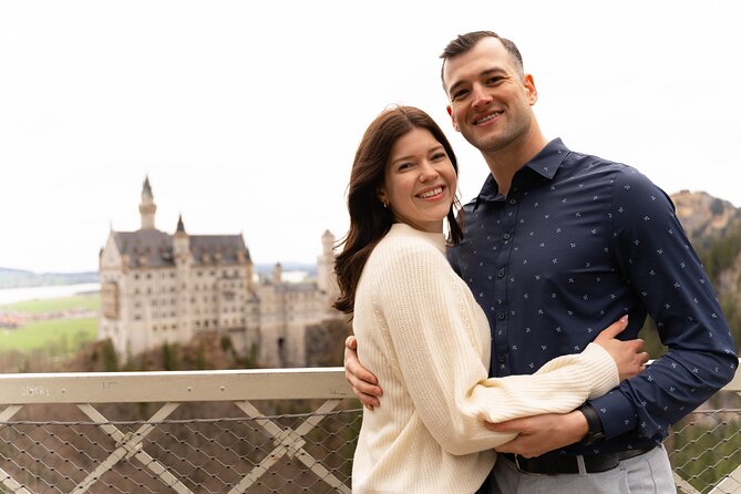 Neuschwanstein Castle Couple, Wedding & Portrait Photoshoot - Wine, mood, and how to keep the vibe natural