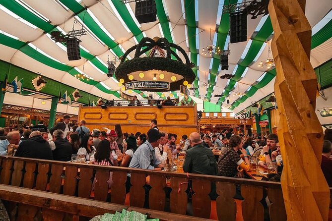 Oktoberfest Experience in Munich: Fun, Food, Beer & Seats - Getting admitted to a famous beer tent, with reserved table seating