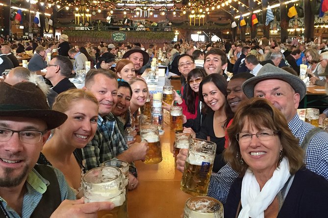 Oktoberfest Tour with table and unlimited beer - Your reserved tent table: orientation, beer, pretzels, and real momentum