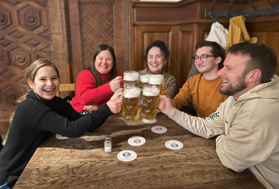 Secret Food Tours Munich - Schmaltznudle at the cult classic cafe: warm, chewy, very Munich